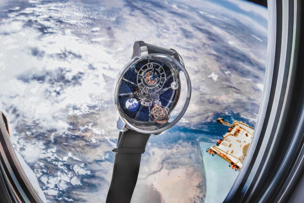 Jacob and Co Astronomia Tourbillon Bucherer BLUE into Space ISS Eytan Stibbe auction charity sothebys 1 1536x1024 2