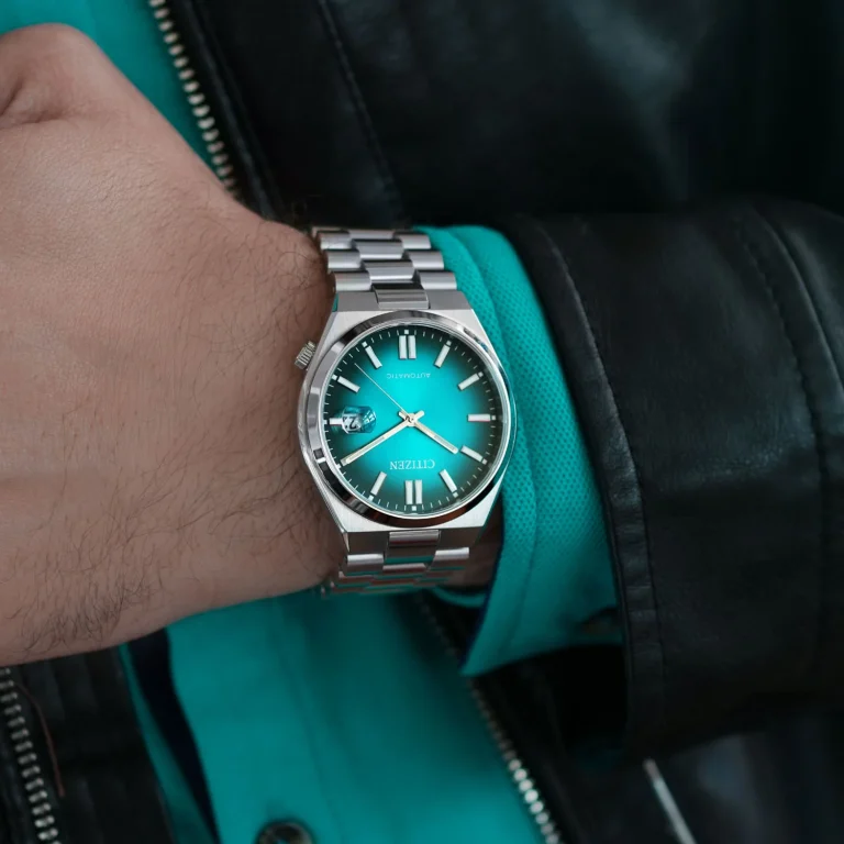 Citizen Tsuyosa Mechanical Gradient Teal Dial NJ0151 88X 3