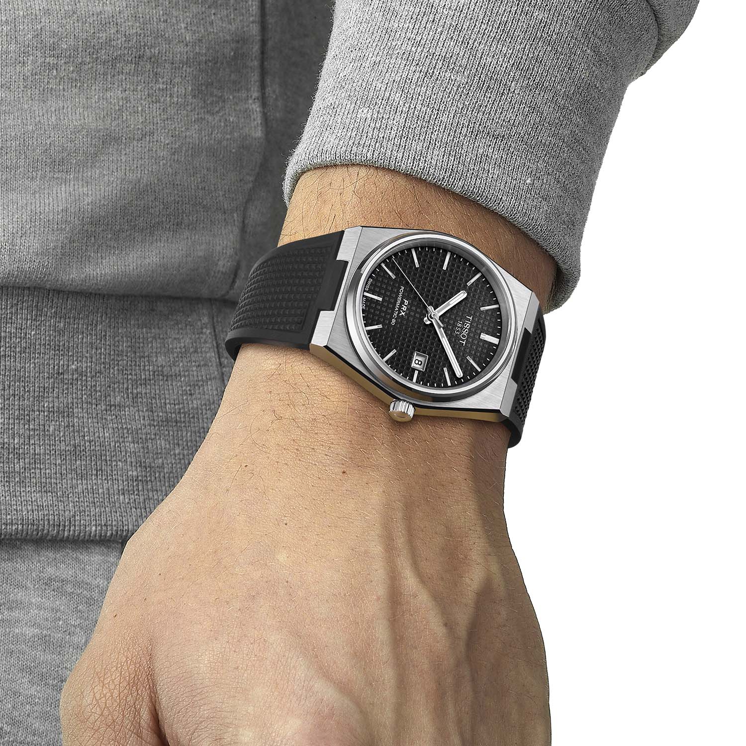 Tissot PRX Chronograph Valjoux - un Panda albastru in colectia PRX