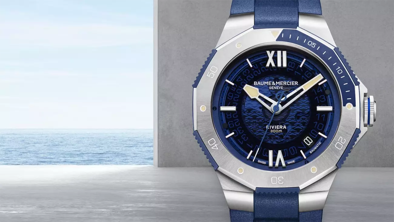Baume & Mercier Riviera Azur 300m merge la scufundări Baume & Mercier Riviera Azur 300m