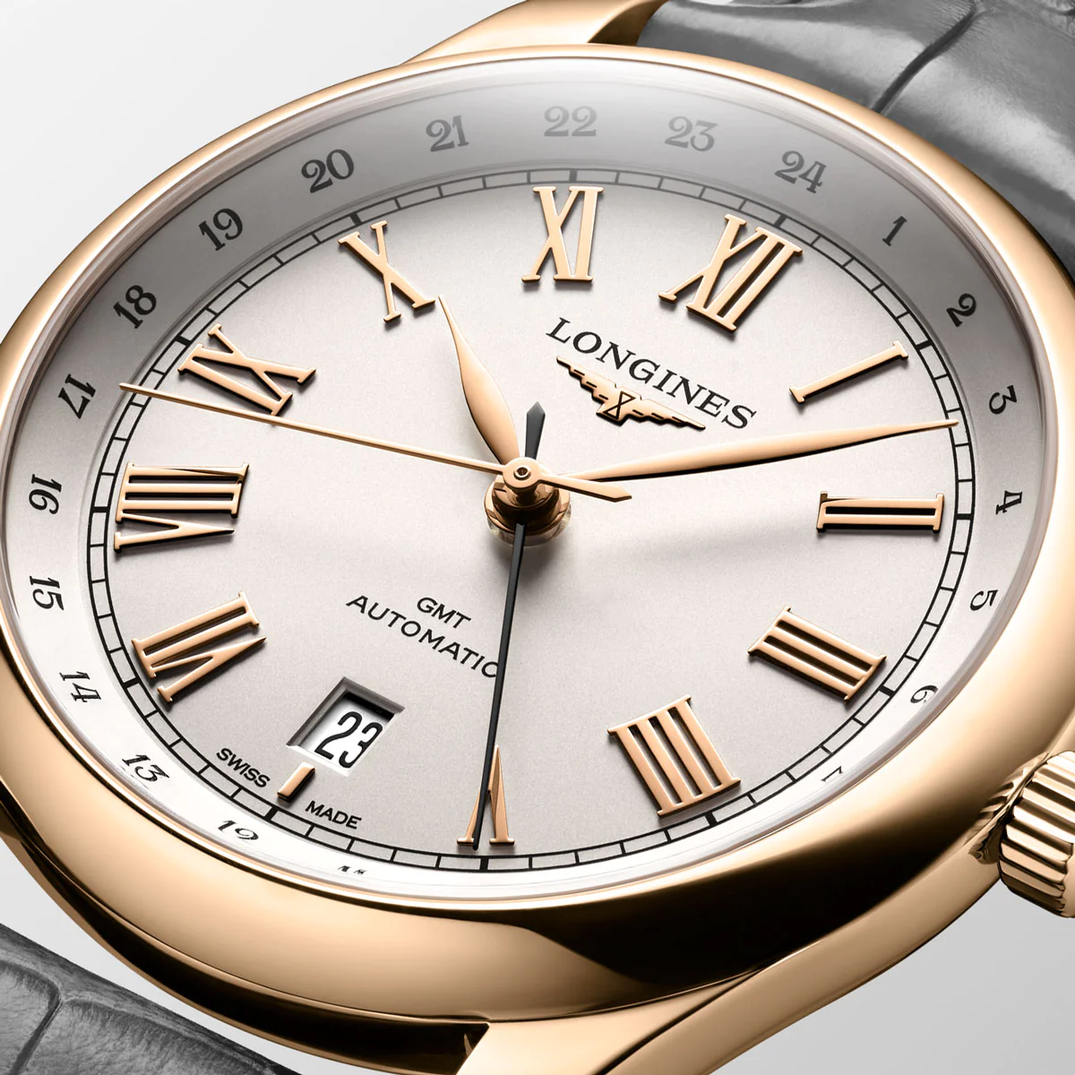 Longines Master GMT Gold