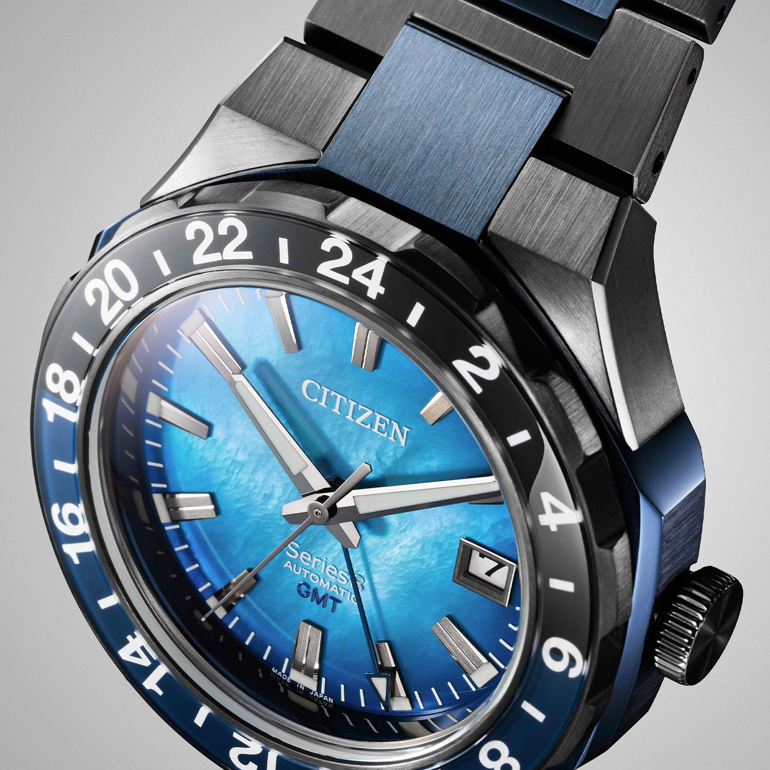 Citizen Series 8 880 Mechcanical GMT Limited Edition mother of pearl NB6036 52N 2 Citizen Series 8 Mechanical GMT