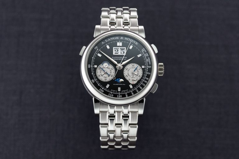 A Lange Sohne Datograph Perpetual Platinum Diamond 6