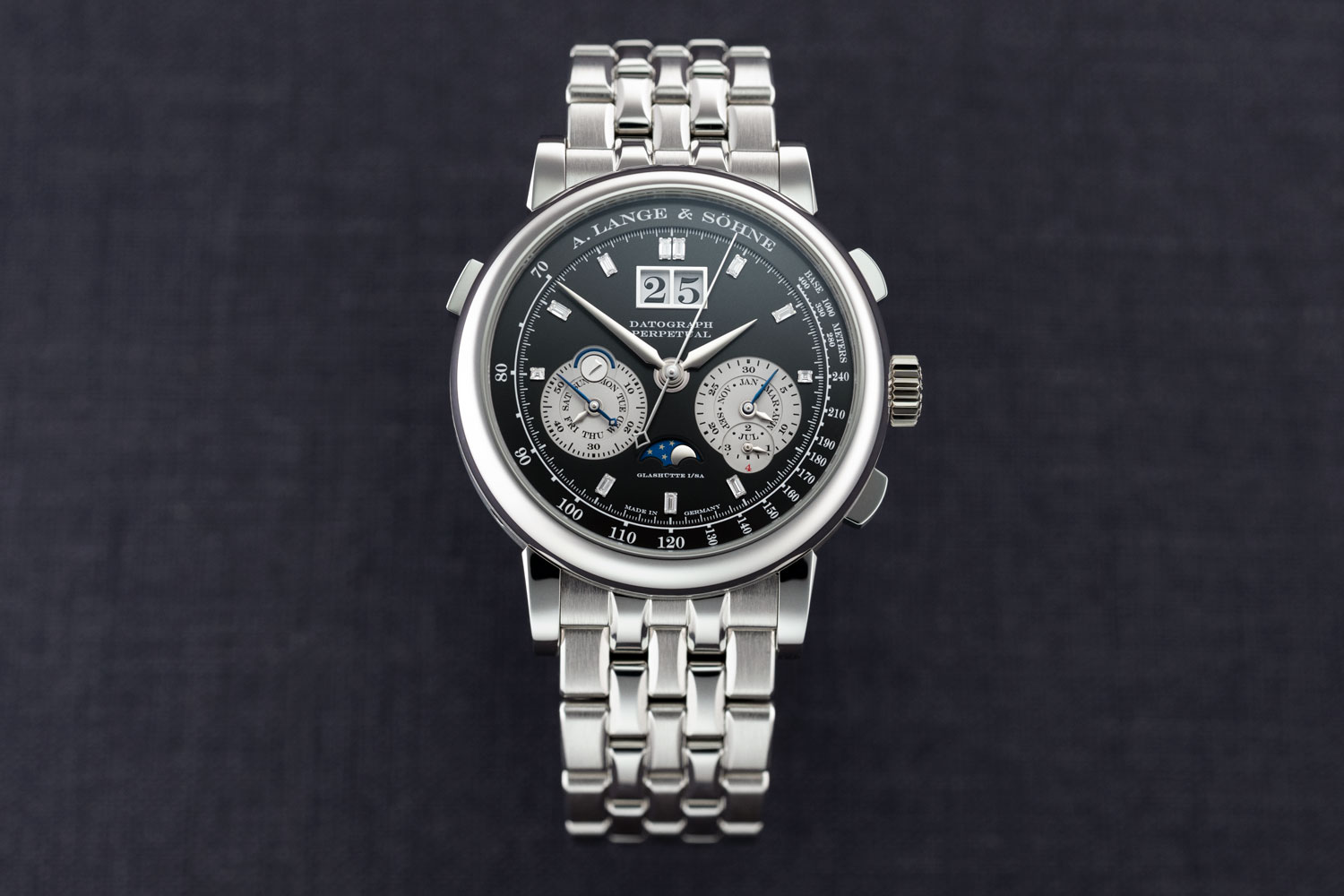 A Lange Sohne Datograph Perpetual Platinum Diamond 6 A Lange Sohne Datograph Perpetual Platinum Diamond 6