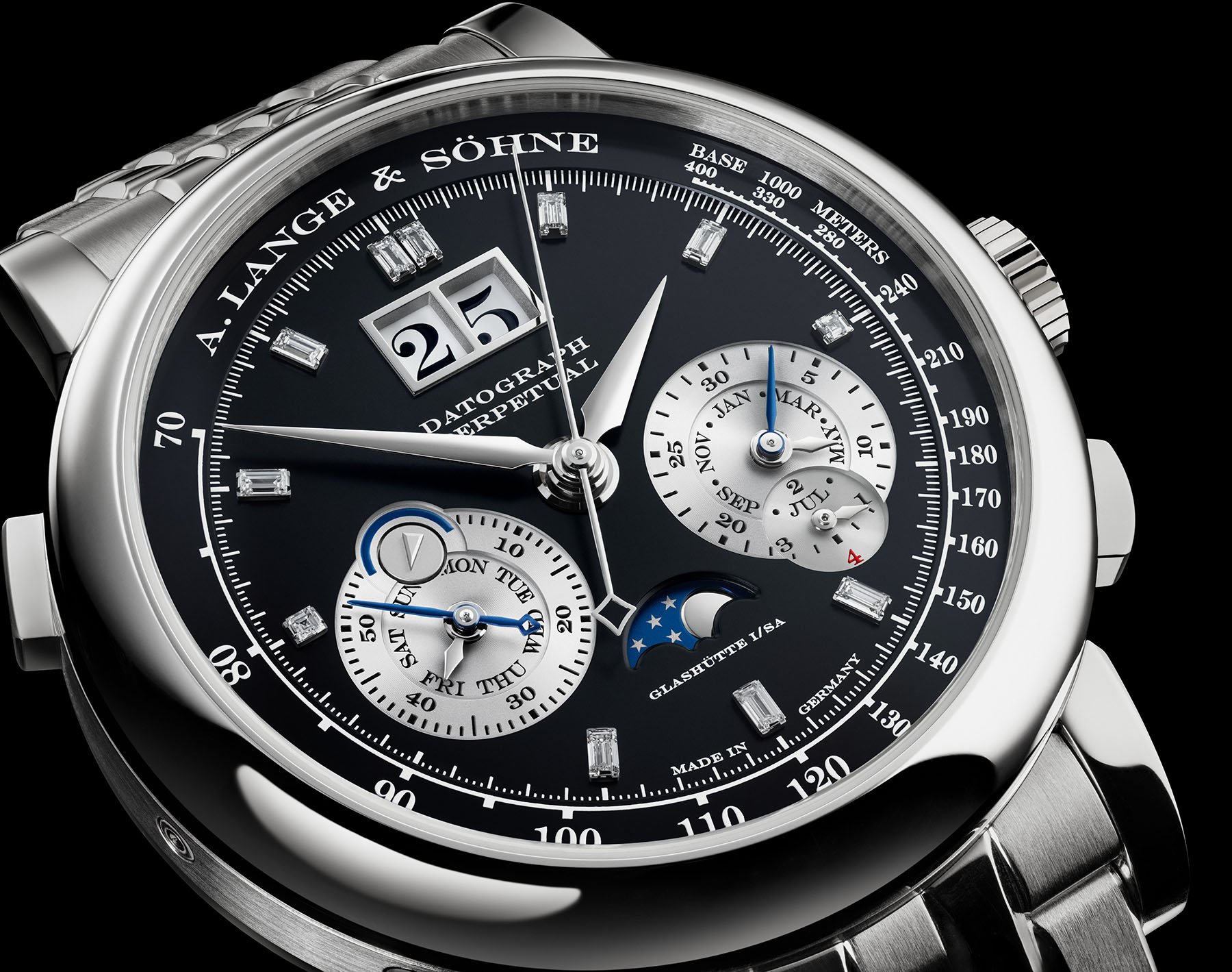 ALS 410 136 B06 DATOGRAPH PERPETUAL 2026 A. Lange & Söhne Datograph Perpetual 410.136E up close