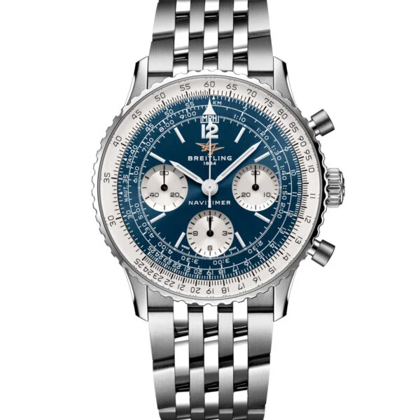 Breitling Navitimer B09 Chronograph 41 Blue Dial Steel Soldier RGB e1792675187568 600x600 1 Breitling Navitimer B09 Chronograph 41 AB0950211C1X1 and AB0950211C1A1 soldier image