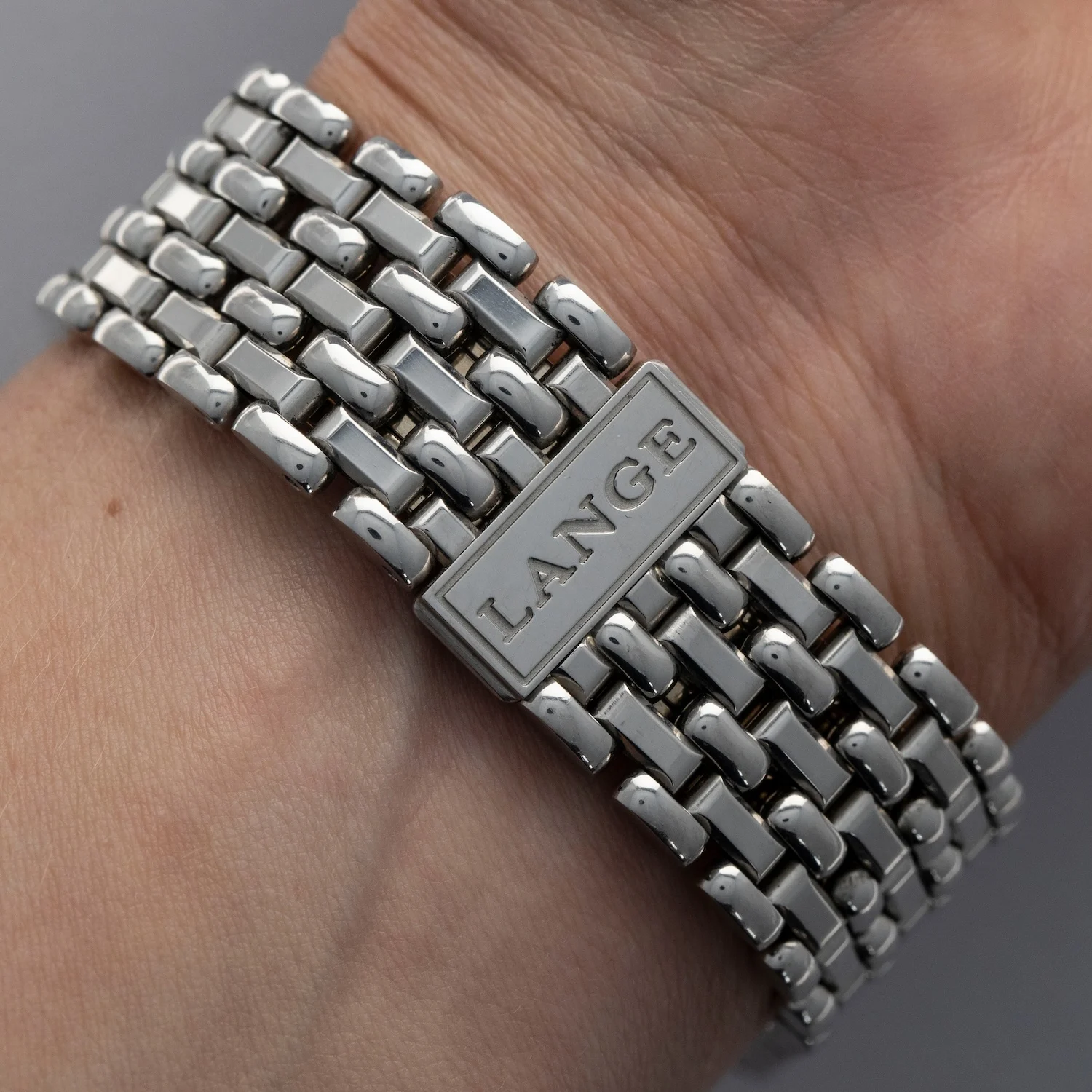 Lange Datograph Platinum bracelet Wellendorff 3 Lange Datograph Platinum bracelet Wellendorff 3