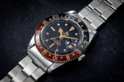 Rolex GMT-Master ref. 6542 flat-lay