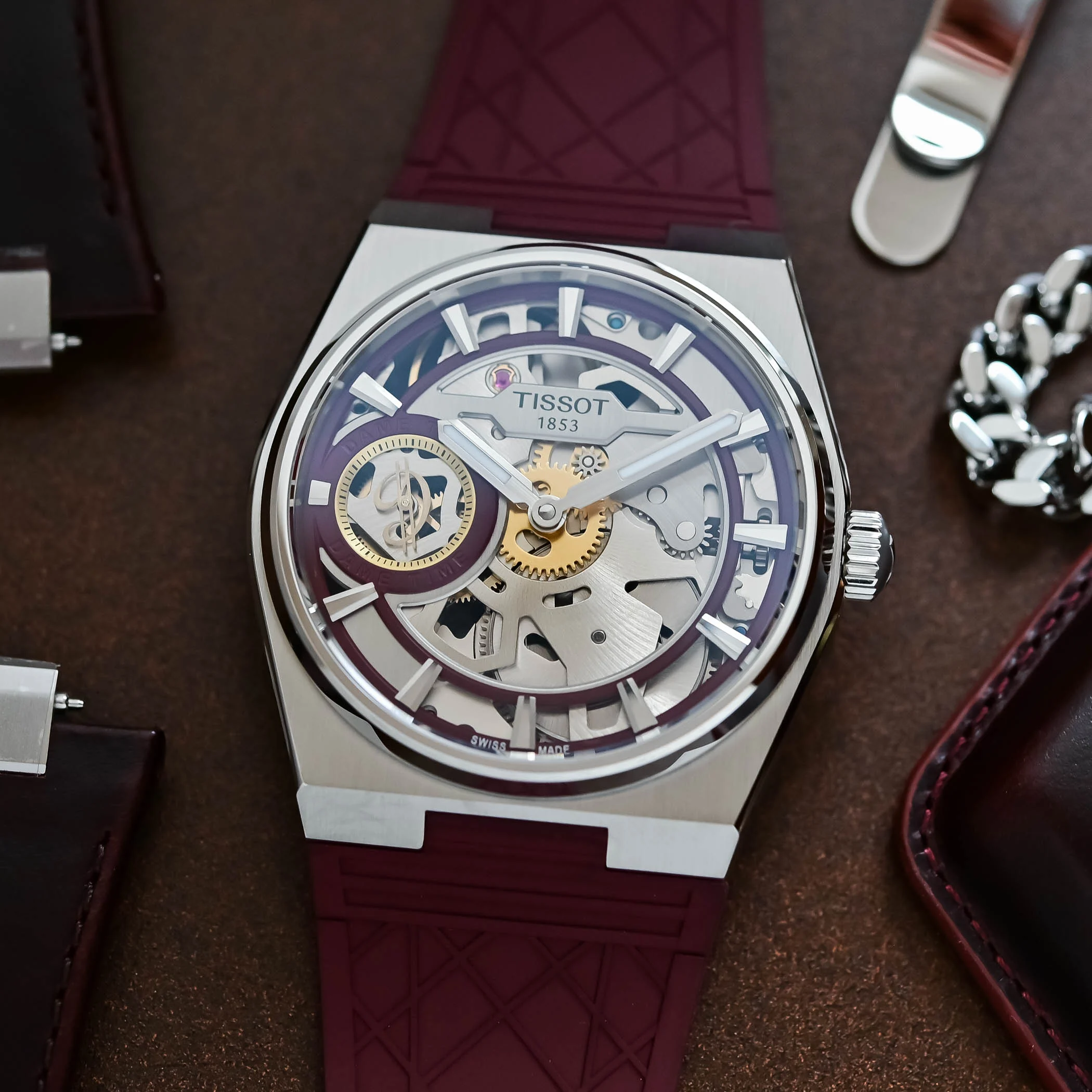 Tissot PRX Skeleton Damian Lillard Special Edition 44mm hand wound Unitas T137.405.17.371.00 review 10 Tissot PRX Skeleton Damian Lillard Special Edition 44mm hand wound Unitas T137.405.17.371.00 review 10